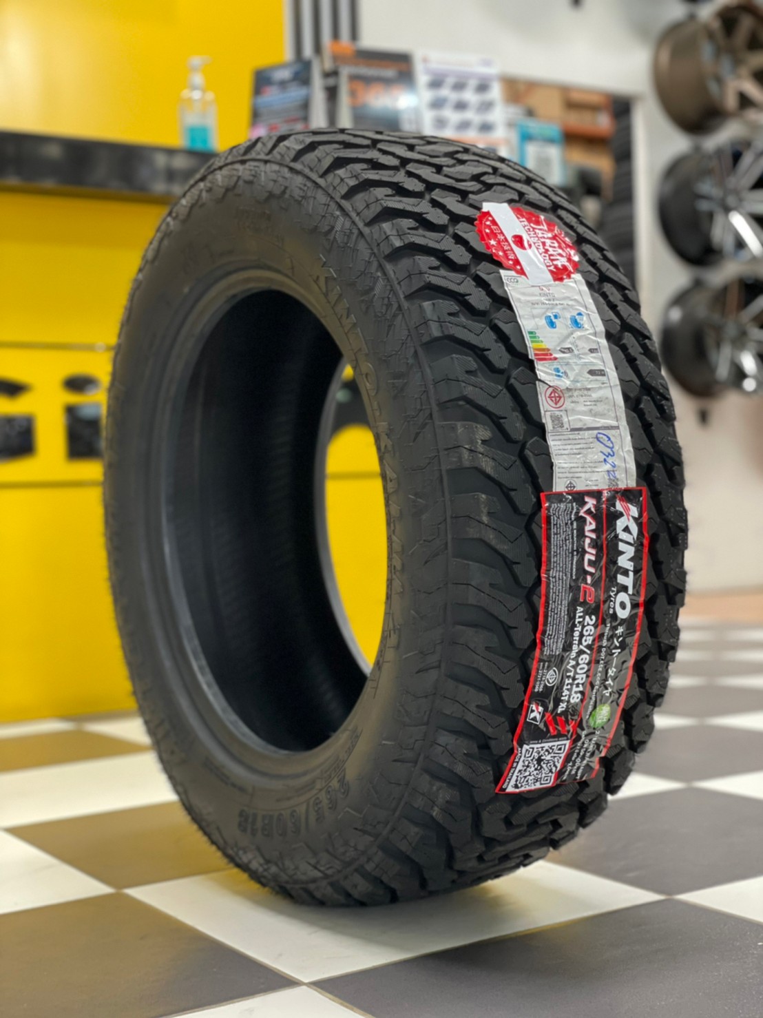 265/60R18 KINTO KAIJA2 ยางAll-Terrian ยางสายลุย ยางใหม่ปี2022 พร้อมติดตั้งฟรี