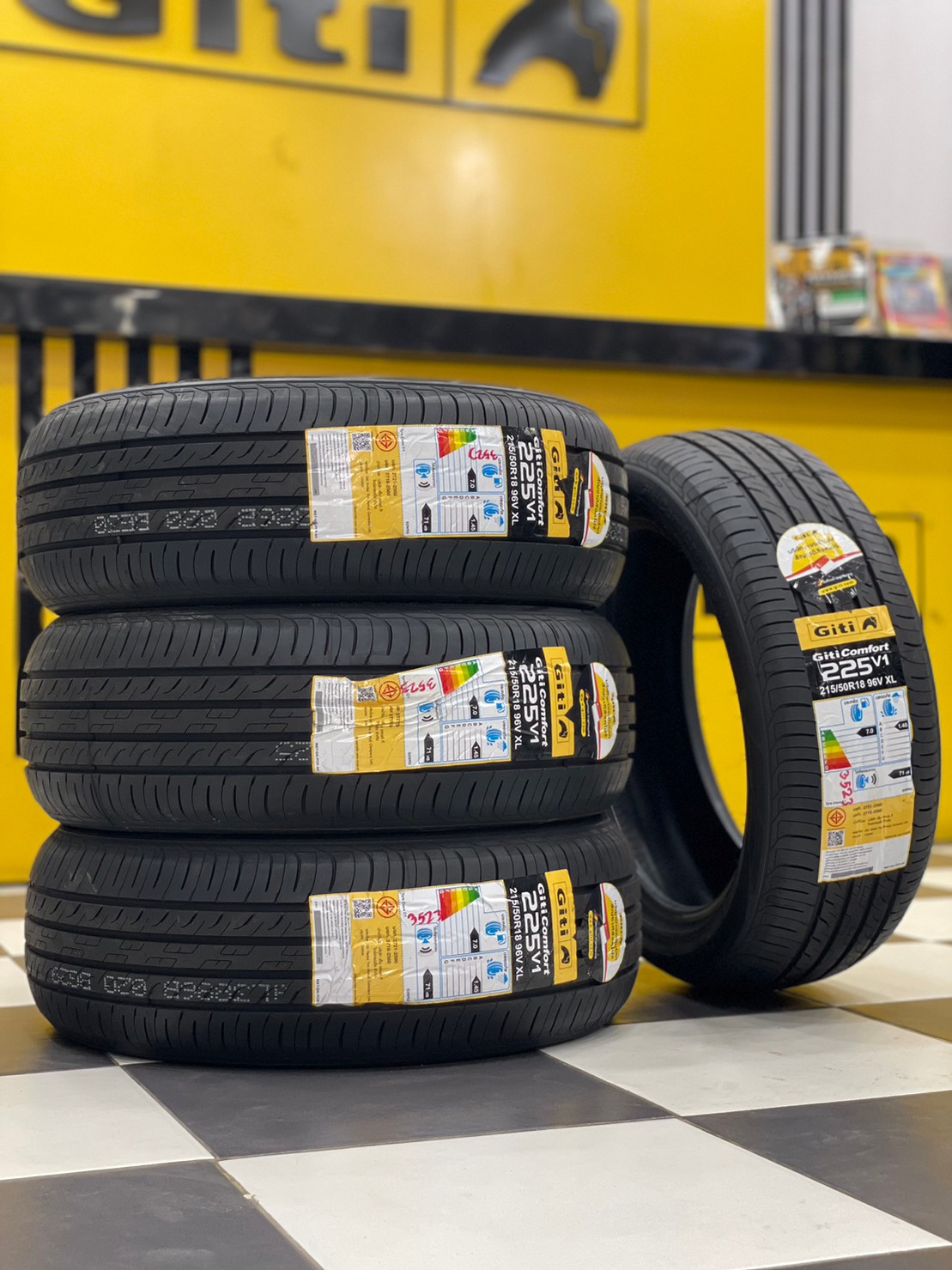 ยางใหม่ #GITI #Comfort225v1 #215/50R18 ยางใหม่ปี2023