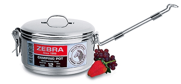 152312 กล่องข้าวพร้อมชั้นแบ่ง 12 ซม. ตราหัวม้าลาย