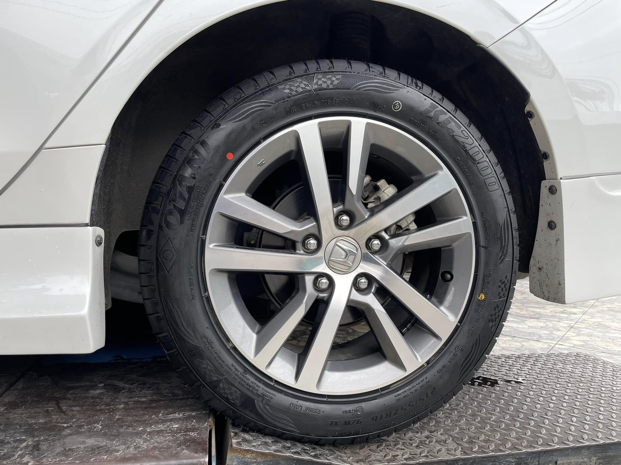 🚘 #HONDA_CIVIC🛞เปลี่ยนยาง #OTANI #KC2000 215/55R16