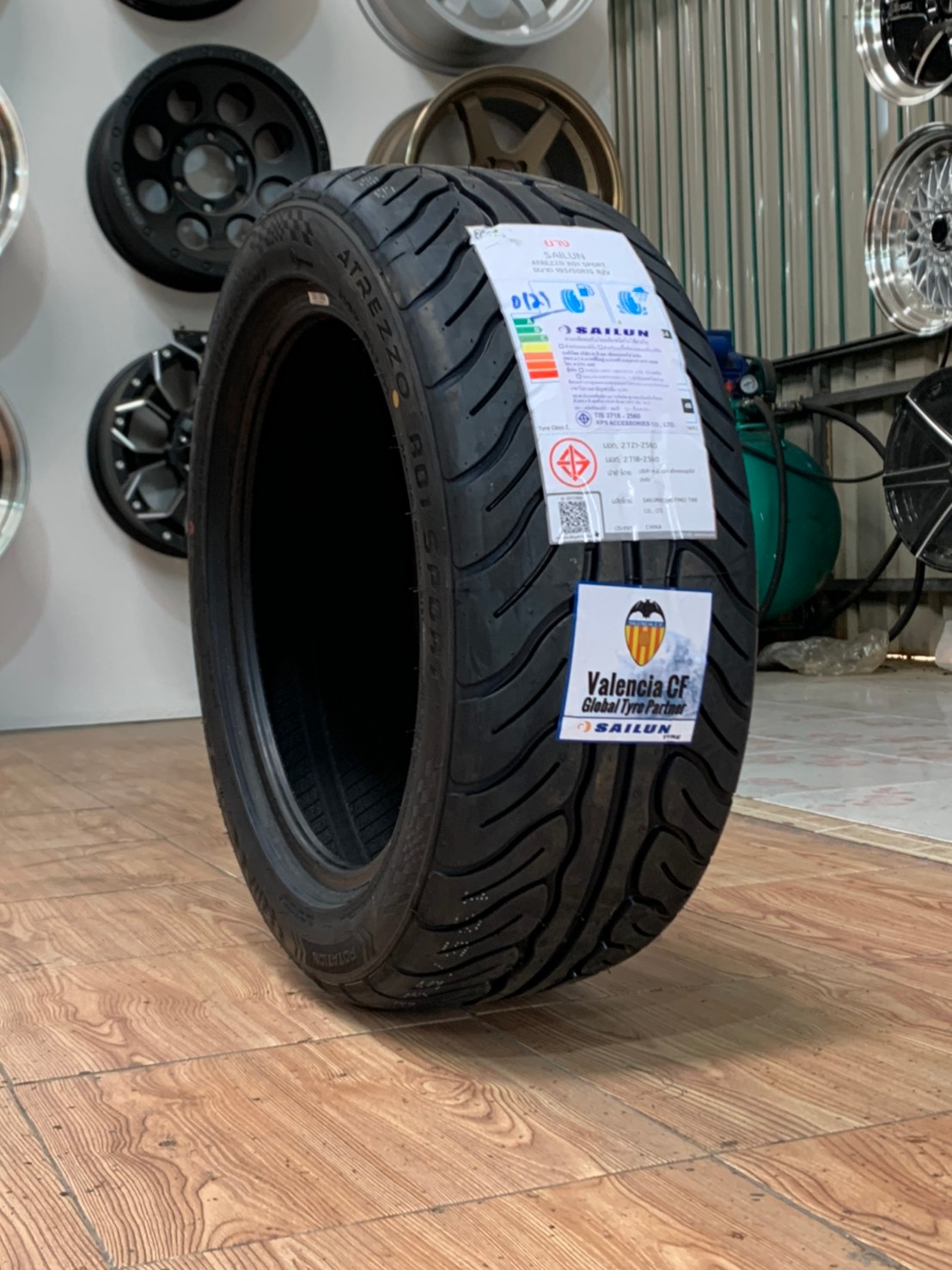 ยางซอฟ 195/50R15 Sailun Atrezzo R01 ยางไซลุนยางสปอร์ตลายซิ่ง ลายAD ยางใหม่ปี2021