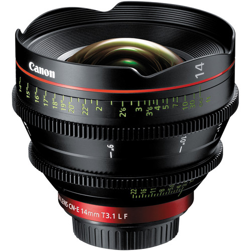 จำหน่ายเลนส์ Canon CN-E 14mm T3.1 L F Cinema Prime Lens (EF
