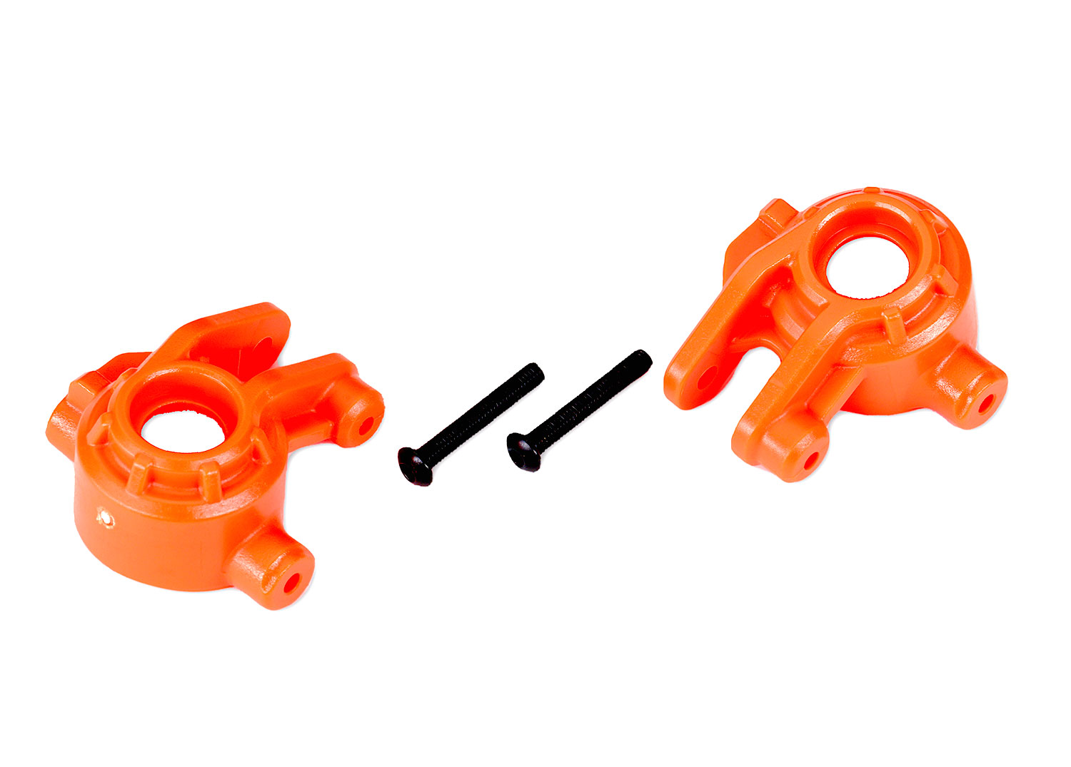 9037T Steering blocks, extreme heavy duty, orange (left & right)/ 3x20mm BCS (2) (for use with #9080 upgrade kit)