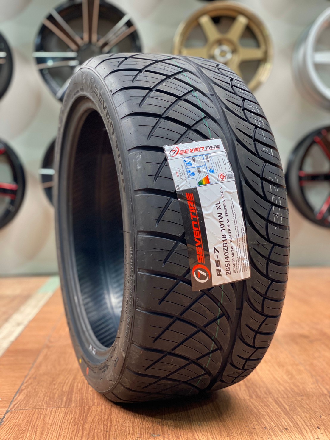 ยางลายซิ่ง Seven Tire RS-07 235/45R18 265/40R18 ยางนุ่มหนึบ พร้อมติดตั้งฟรี