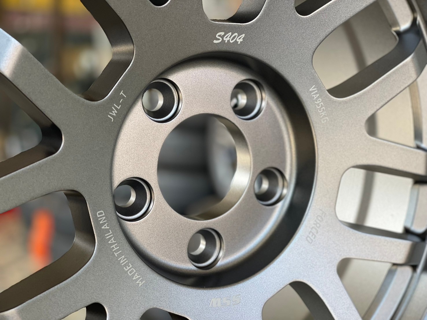 ล้อแม็กซ์ใหม่ขอบ16" SSW404 16x8 ET25 5x114.3 สีเทากัน สวยทนทาน คุณภาพดี ล้อมาตรฐานส่งออก