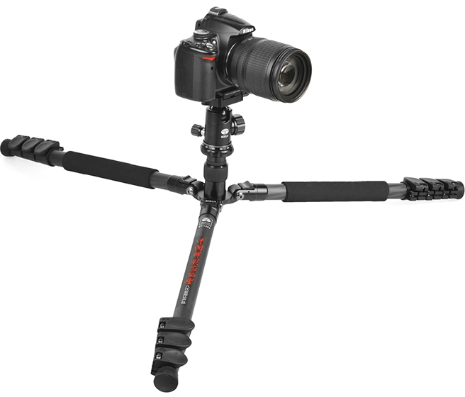 ขาตั้งกล้อง SIRUI ET-1204 Carbon Fiber+E-10 Video Tripod