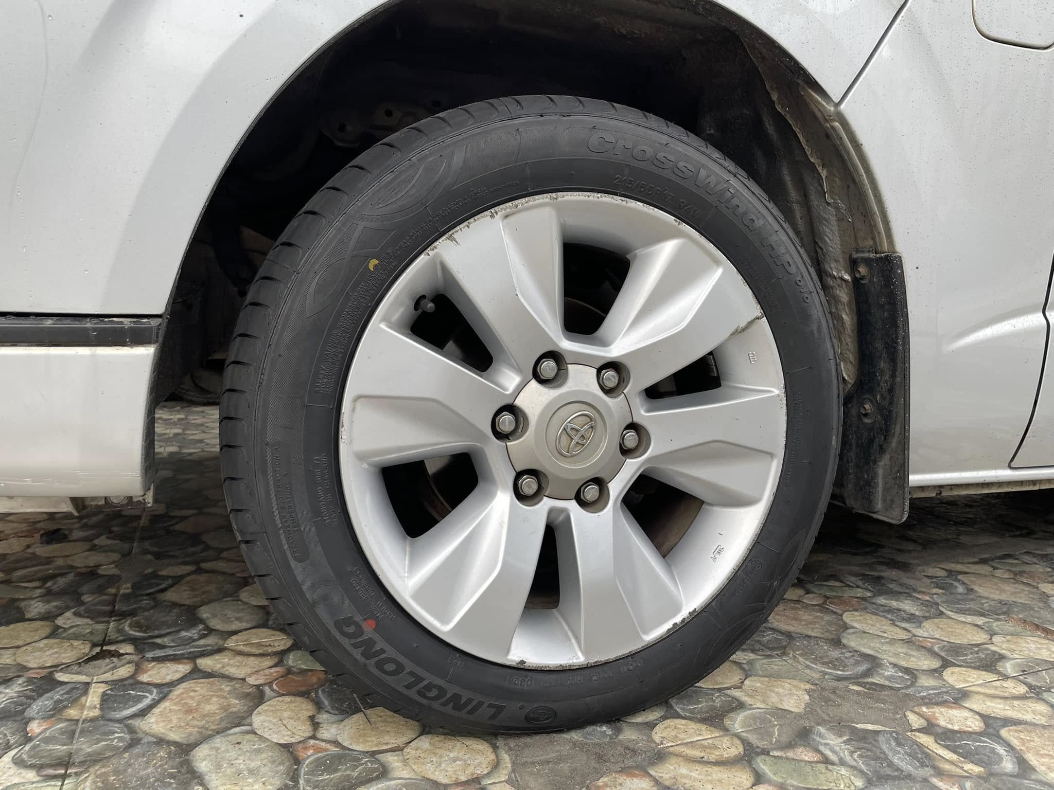 #TOYOTA_COMMUTER🛞เปลี่ยนยาง #Linglong_CorossWindHP010_215/55R17