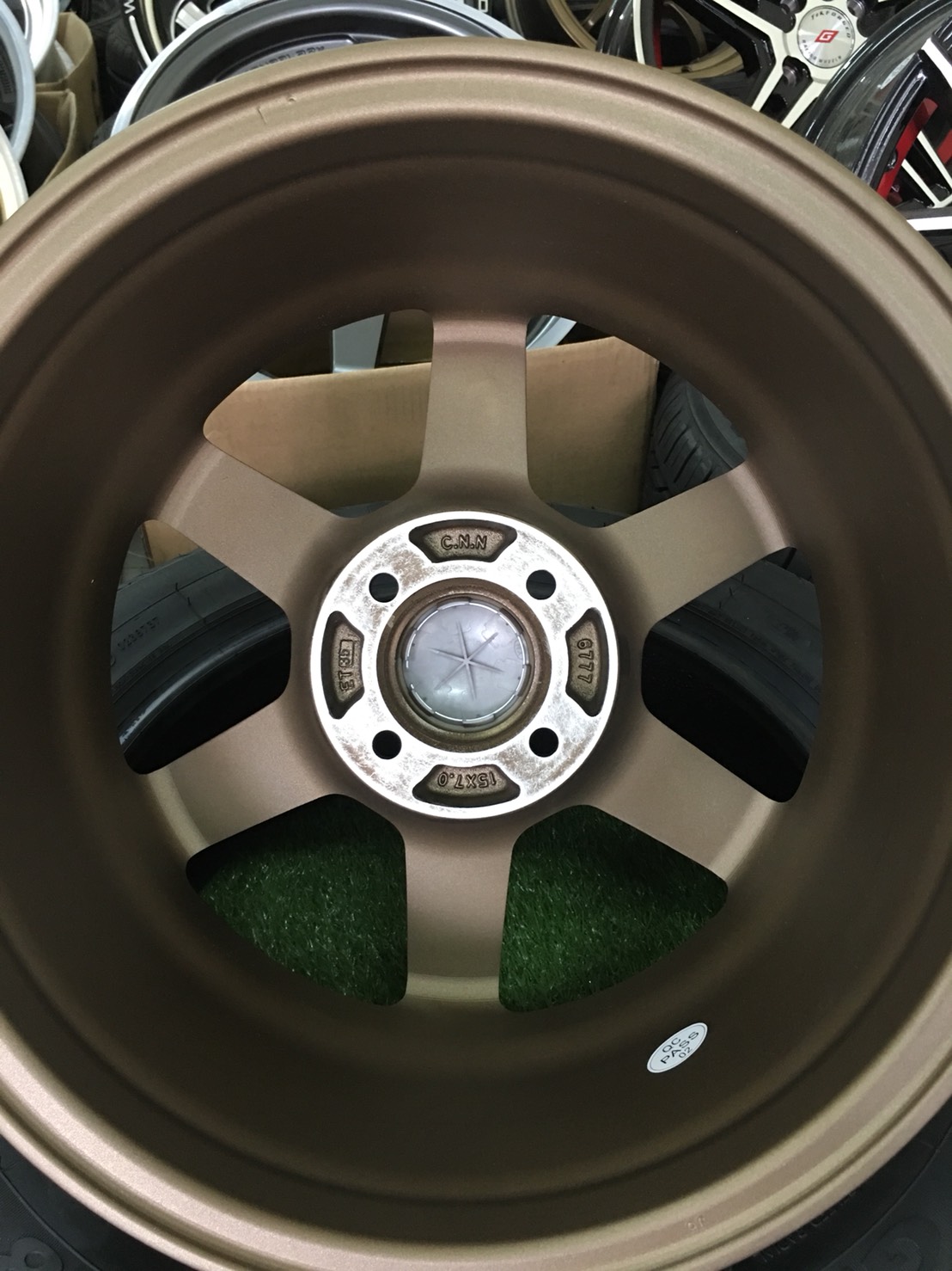 TE37 ขอบ15’’ กว้าง7 ขนาด4รู100 ออฟ35