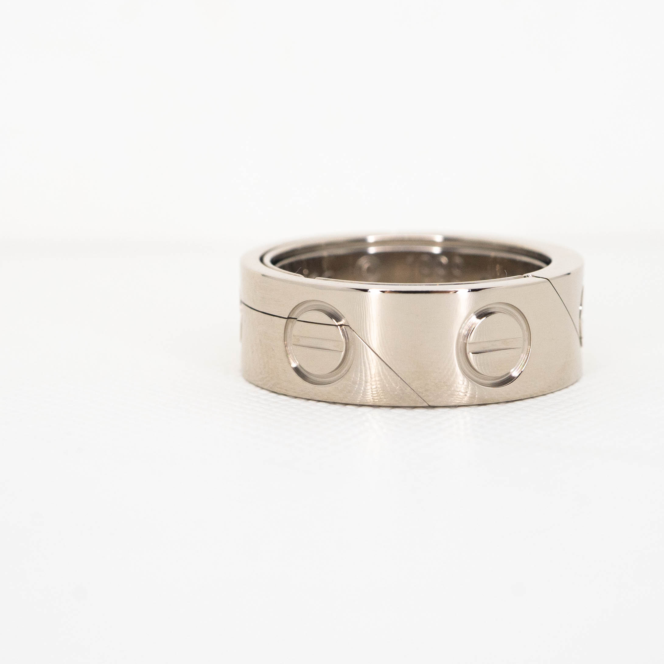 แหวน Cartier Astro love ทองขาว18K ไซส์ 52# (Used) +กล่อง