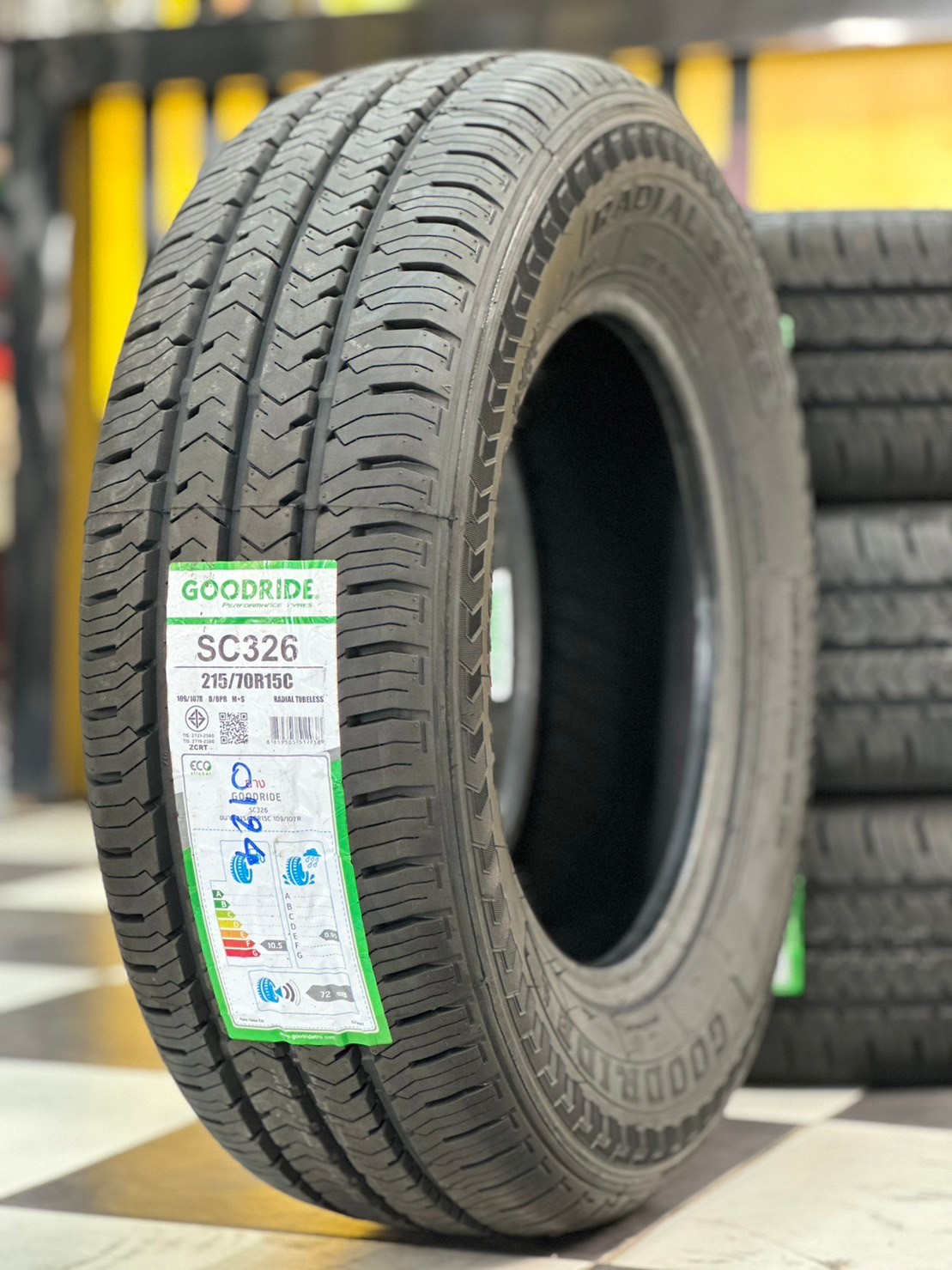 🔥🔥🔥ราคาโปรโมชั่น🔥🔥🔥 ยางใหม่ GOODRIDE SC326 215/70R15C ยางใหม่ปี2024