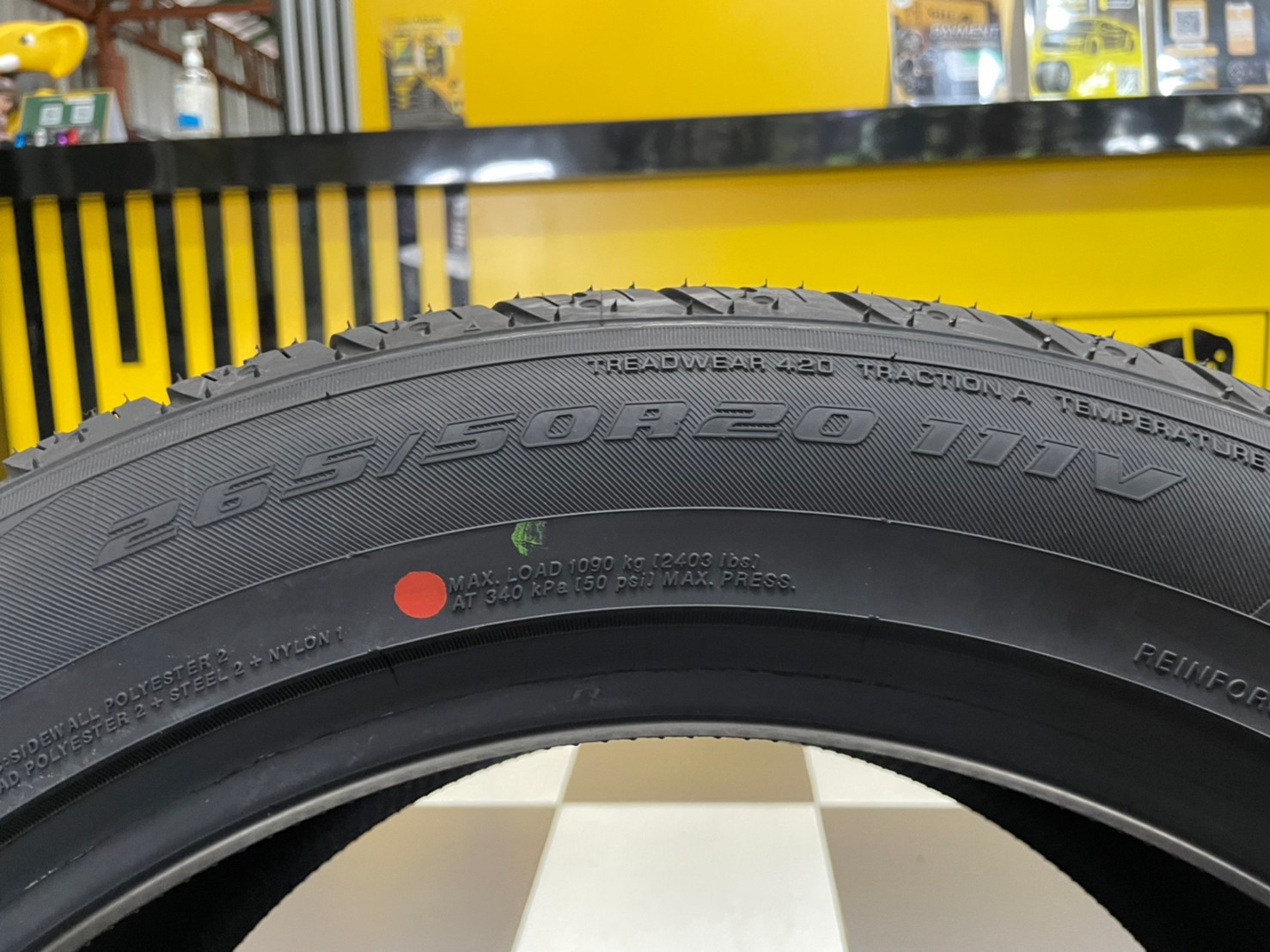 ยางใหม่ YOKOHAMA PARADA Spec-X 265/50R20 ยางสมรรถนะสูง ยางปี2022