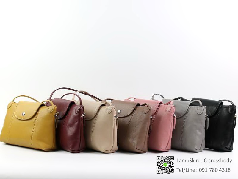 กระเป๋าหนังแกะแท้100% L C crossbody