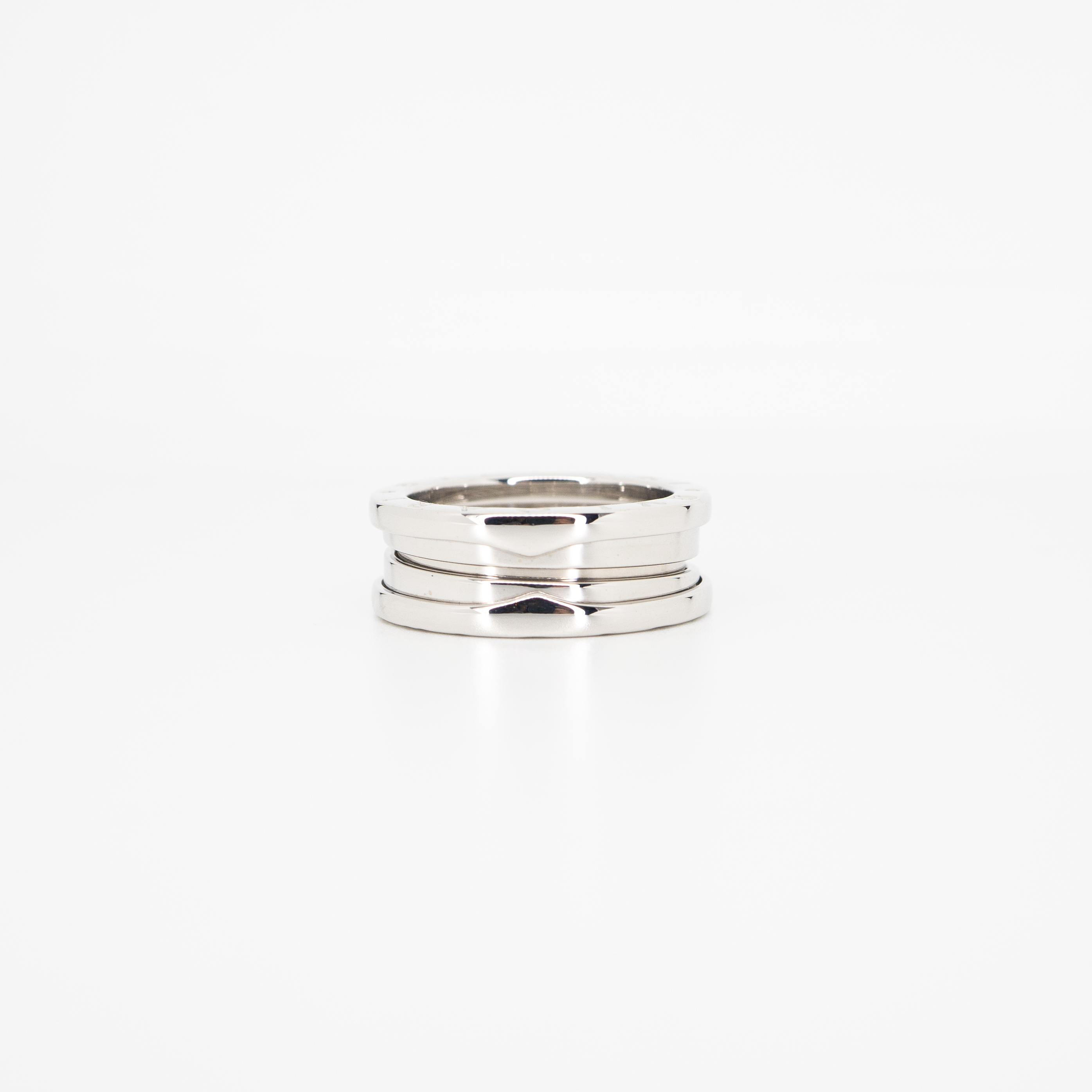 แหวน Bvlgari B.zero1 3band ทองขาว18K ไซส์ 53# (Used)