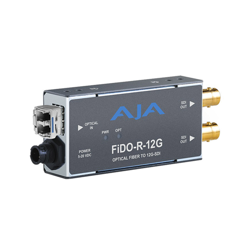 FiDO-R-12G 1-Channel Single-Mode LC Fiber to 12G-SDI Receiver
