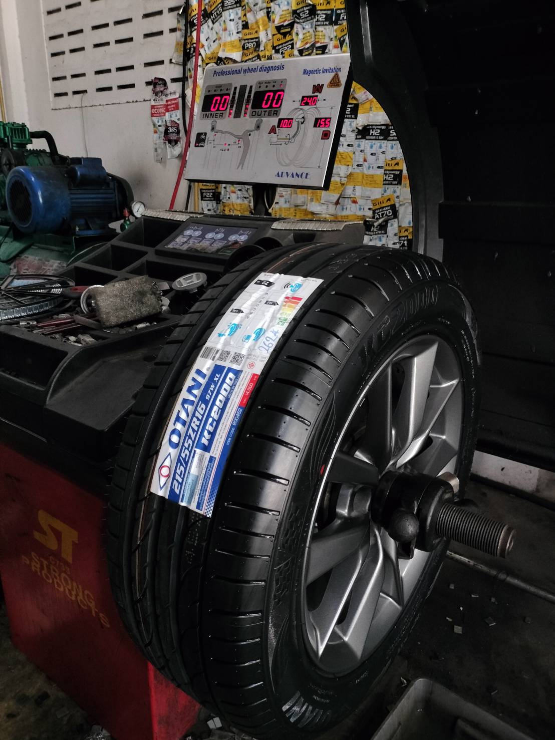 🚘#HONDA_CIVIC เปลี่ยนยาง 🛞 #OTANI_KC2000_215/55R16