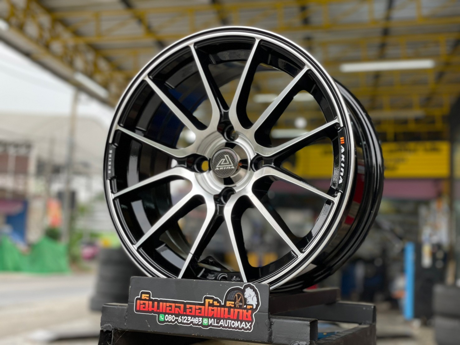 ล้อแม็กซ์ใหม่ขอบ15 SSW356 15x7 ET38 4x100 สีเทากันขอบหน้าเงา สวยหรู