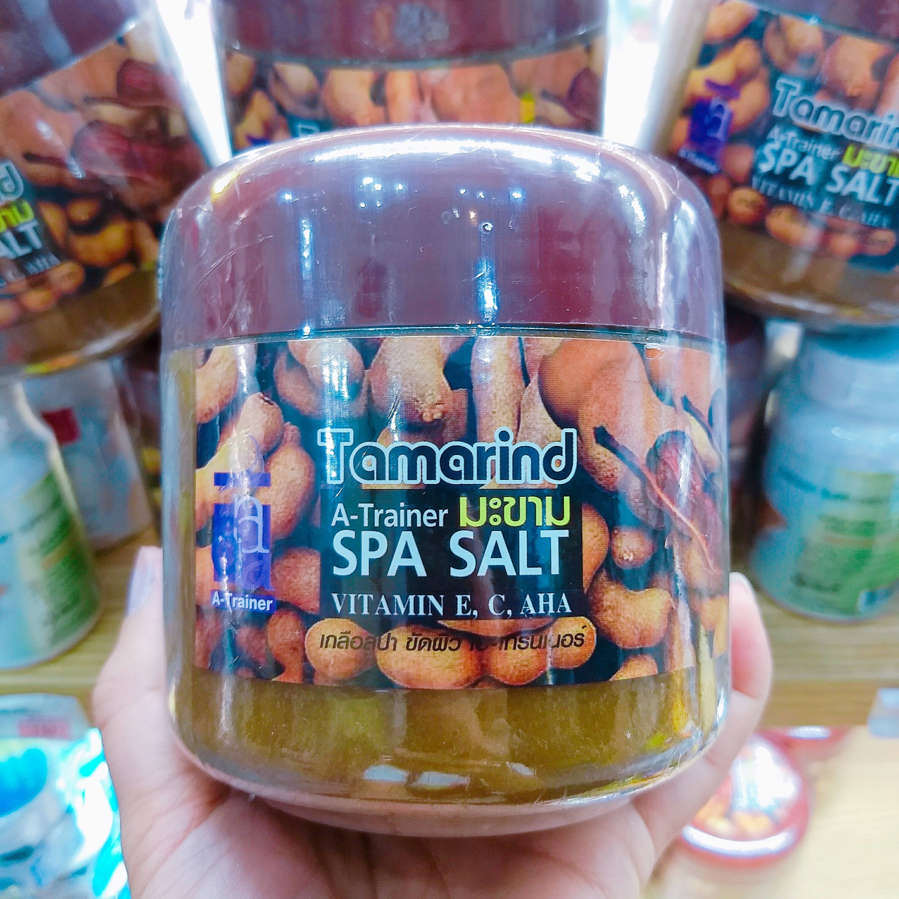 Tamarind a - trainer spa salt เกลือสปาขัดผิวเอ-เทรนเนอร์ มะขาม