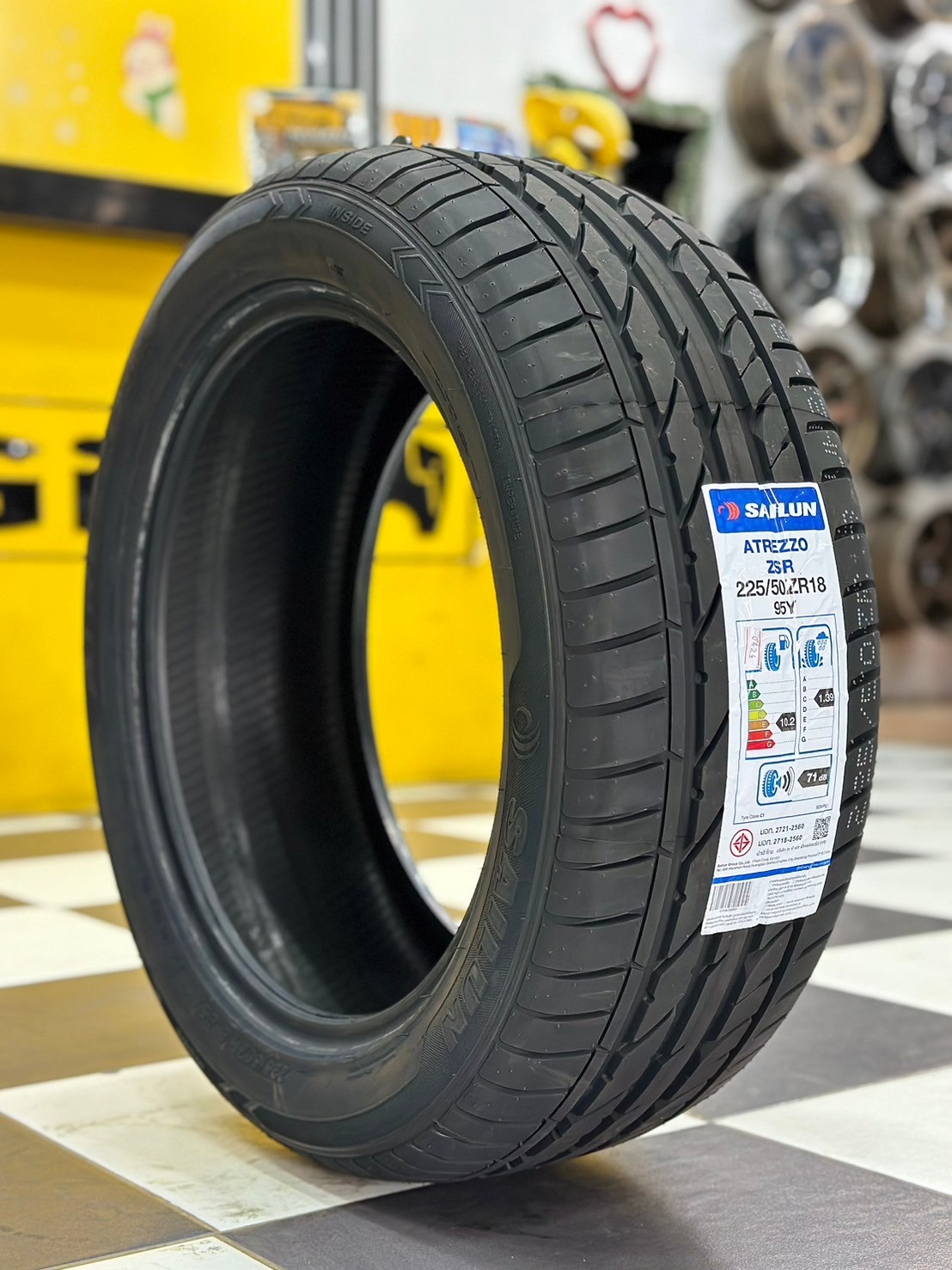 #ยางใหม่ไซหลุน #SAILUN ATREZZO #ZSR 225/50ZR18 ยางใหม่ปี2024 สำหรับรถ SUVและรถตู้พาณิชย์