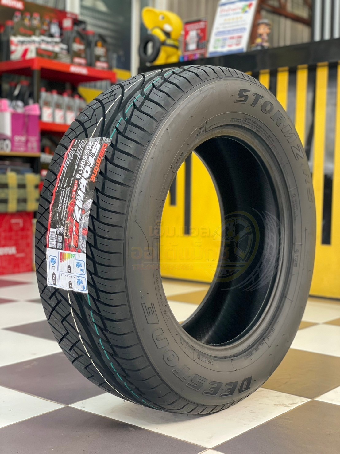 💥💥#Deestone Stormz RS Tattoo 265/60R18 ยางใหม่ปี2024💥 Limited Edition🐉❤️