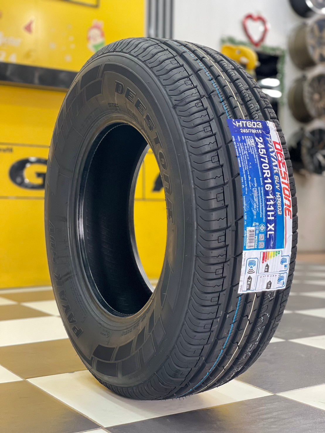 Deestone Payak HT603 245/70R16 ยางคุณภาพดี นุ่มเงียบ ยางใหม่ปี2024 ยางไทยคุณภาพดีมาตรฐาน มอก