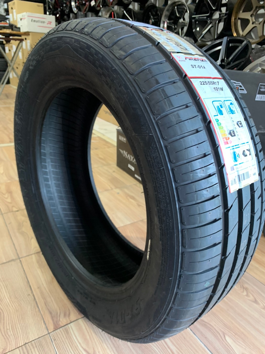 225/55R17 ยางรถยนต์ FIRENZA ST-01A BY DUNLOP