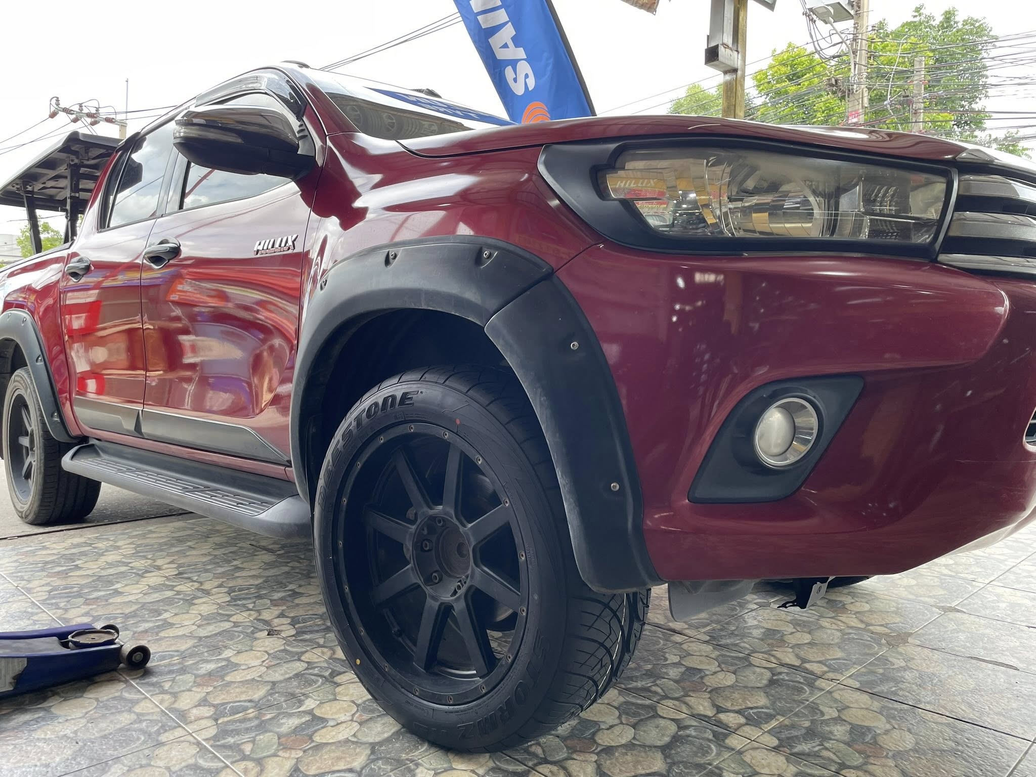 TOYOTA_REVO🚘เปลี่ยนยาง 🛞🐘#DEESTONE_STROMZ RS 265/50R20