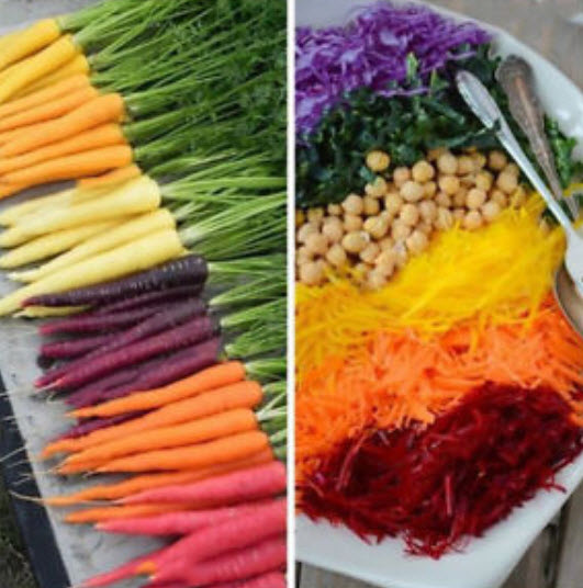 แครอท แฟนซี (rainbow carrot) / 400 เม็ด