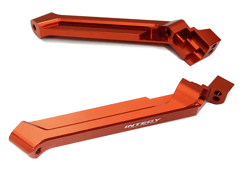 C32574RED Billet Machined Rear Tower Chassis Braces for Traxxas 1/8 Sledge 4WD Truck