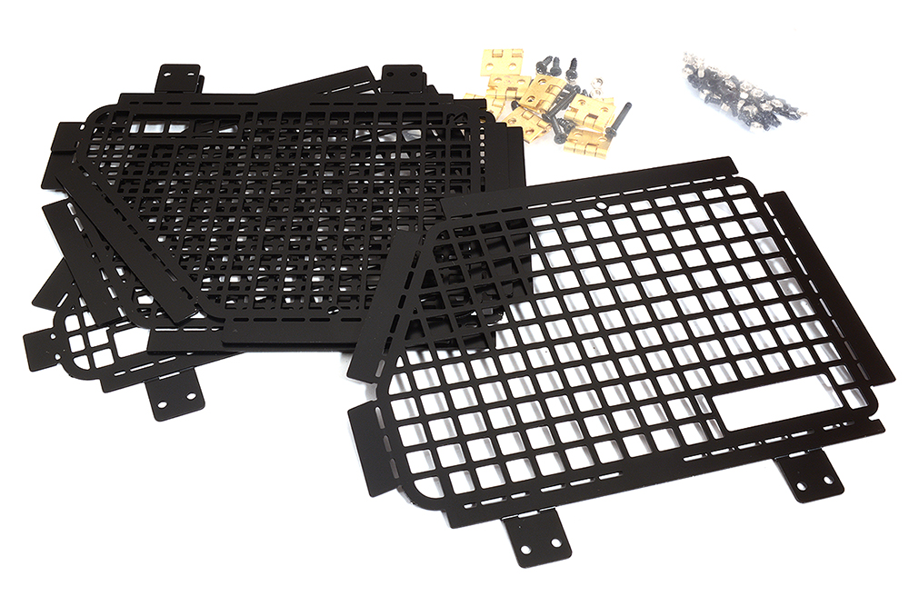 INT-C29402 Metal Window Guards / Protection Grills for Traxxas TRX-4 Defender Crawler
