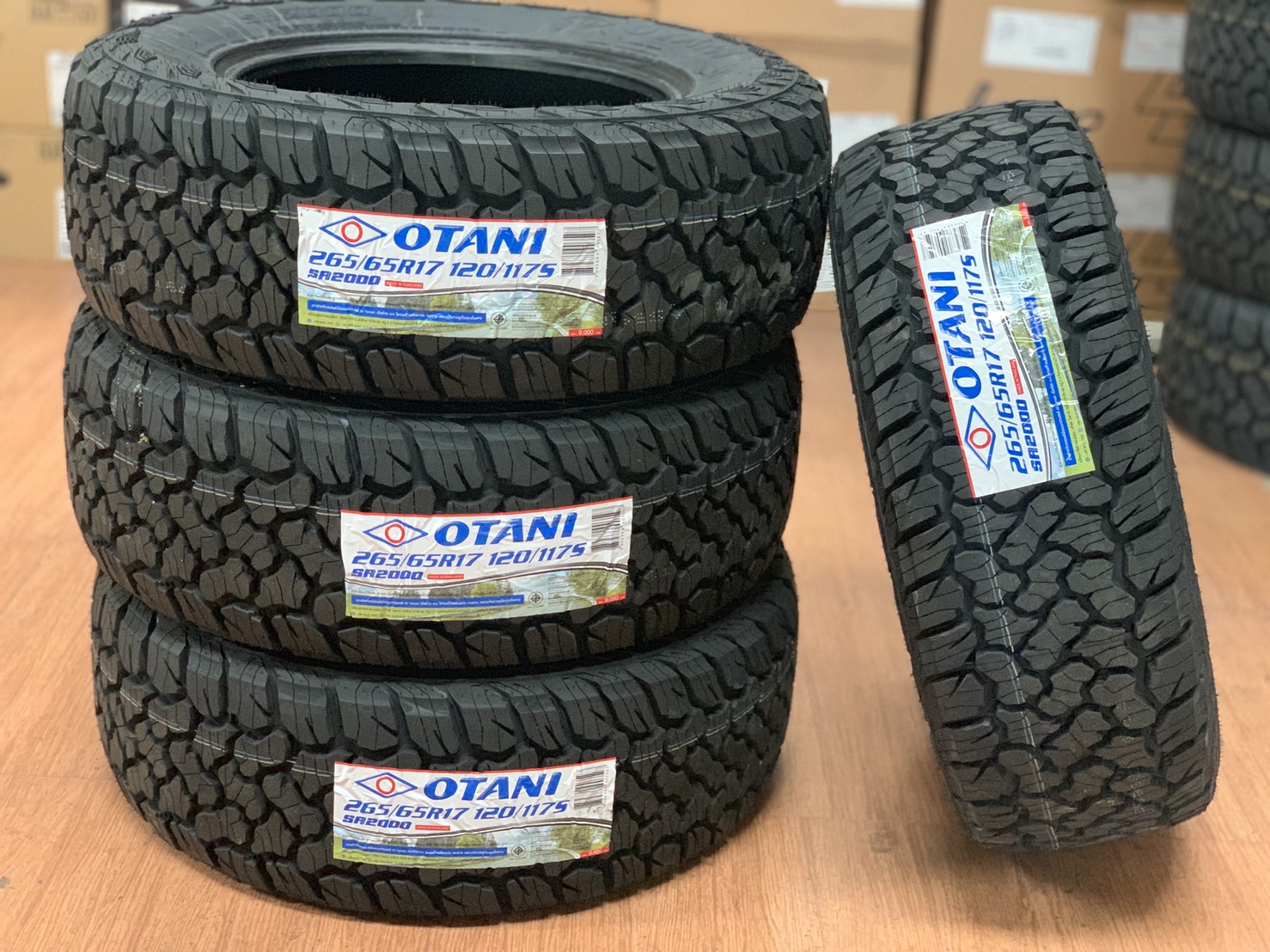 OTANI SA2000 265/65R17 สายลุย ยางปี2019 ราคาพิเศษพร้อมติดตั้งฟรี สนใจสอบถามเพิ่มเติมได้ค่ะ