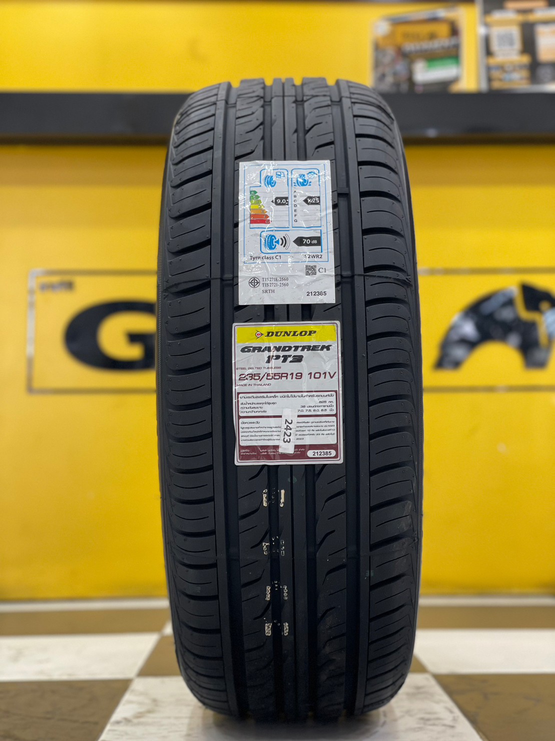 DUNLOP GRANDTREK PT3 235/55R19 ยางใหม่ปี2023