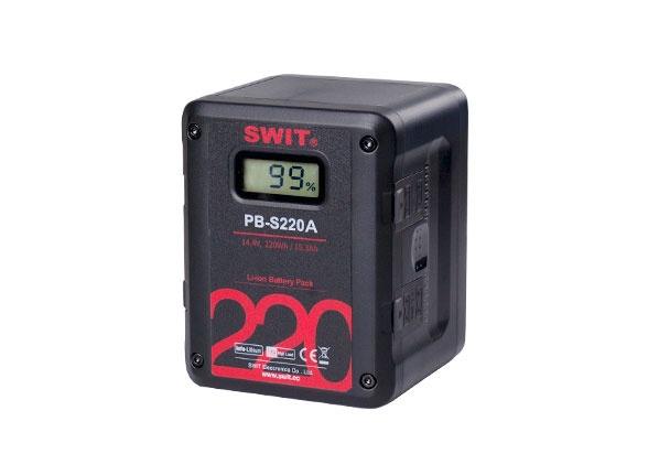 SWIT PB-S220A Battery Gold-mount 220Wh