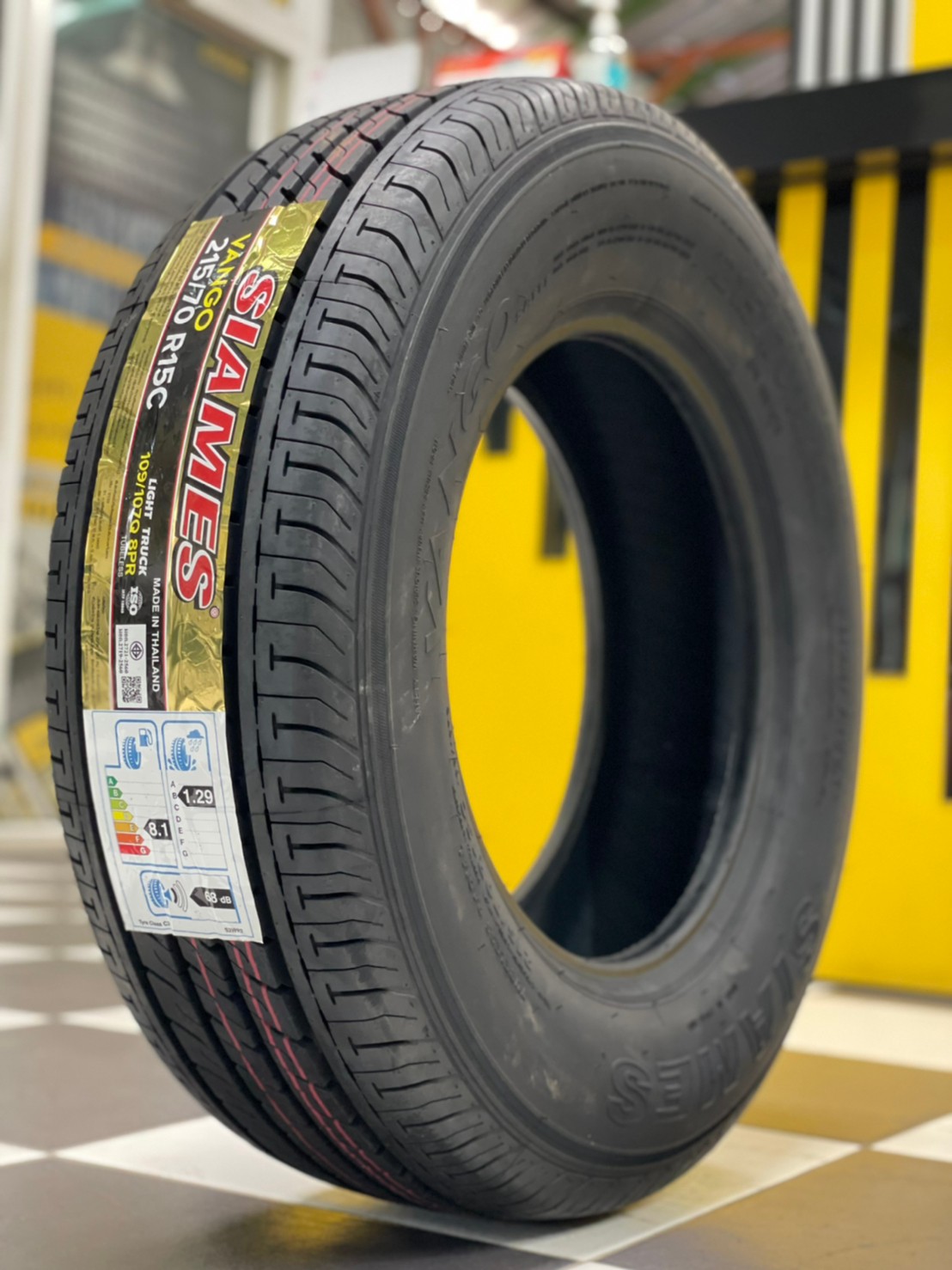 215/70R15 SIAMES VANGO ยางไทย ยางกระบะบรรทุกคุณภาพดี แกร่งสุดคุ้ม
