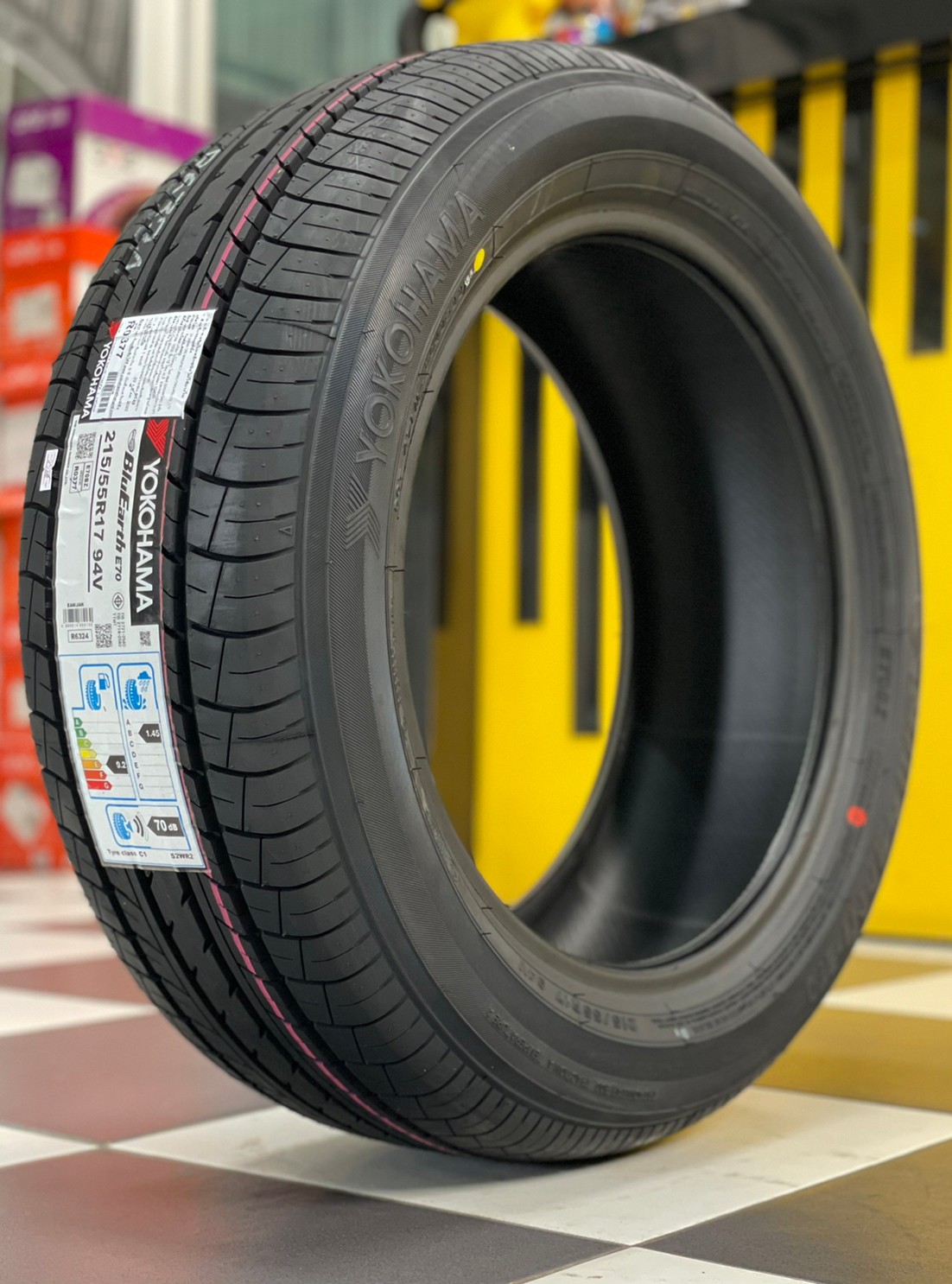 ยางใหม่YOKOHAMA ADVAN DB E70 215/55R17 ยางใหม่ปี2022