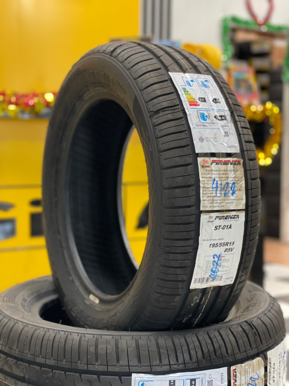 #FIRENZA #ST-01A 195/55R15 ยางใหม่ปี2022