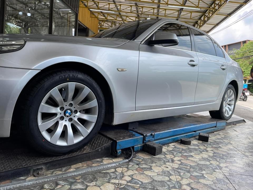 🚘 #BMW_520d🛞 เปลี่ยนยาง #OTANI #KC2000 225/50R17🔥 🔥🔥