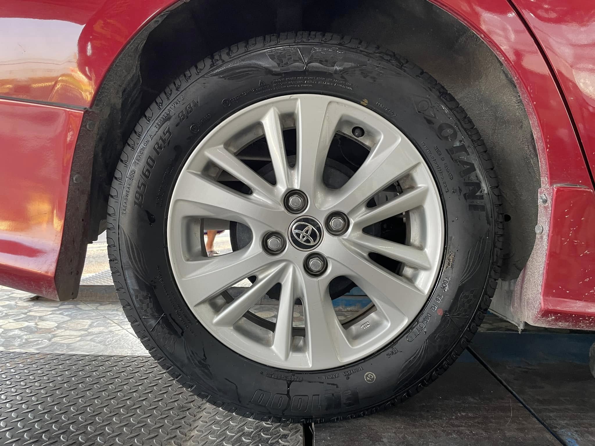 🚘 #TOYOTA_YARIS🛞 เปลี่ยนยาง#OTANI #EK1000 195/60R15