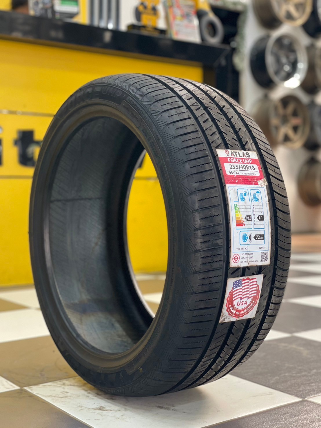 ยางใหม่ ATLAS UHP 235/40R18 ยางใหม่ปี2024