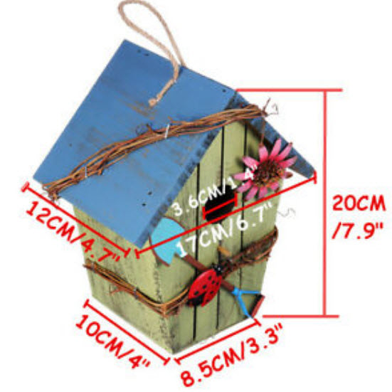 บ้านนก (birdhouse) งานไม้ แบบ A