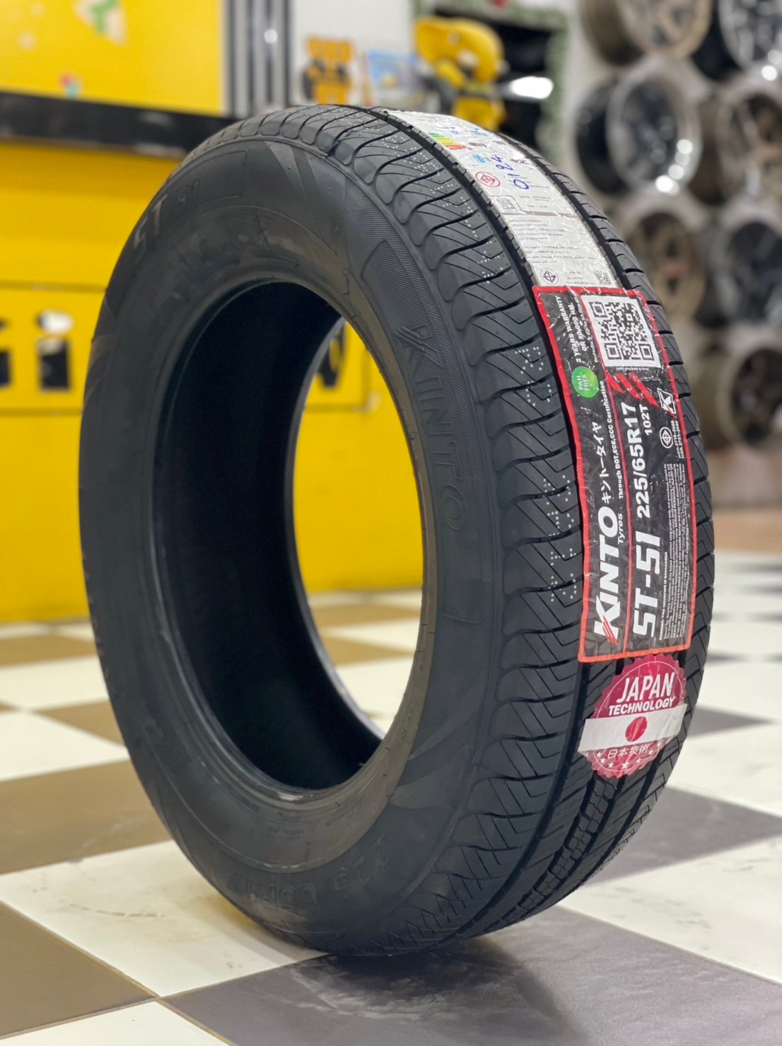 #ยางใหม่คินโต๊ะ #KINTO-ST51 225/65R17 ยางใหม่ปี2024