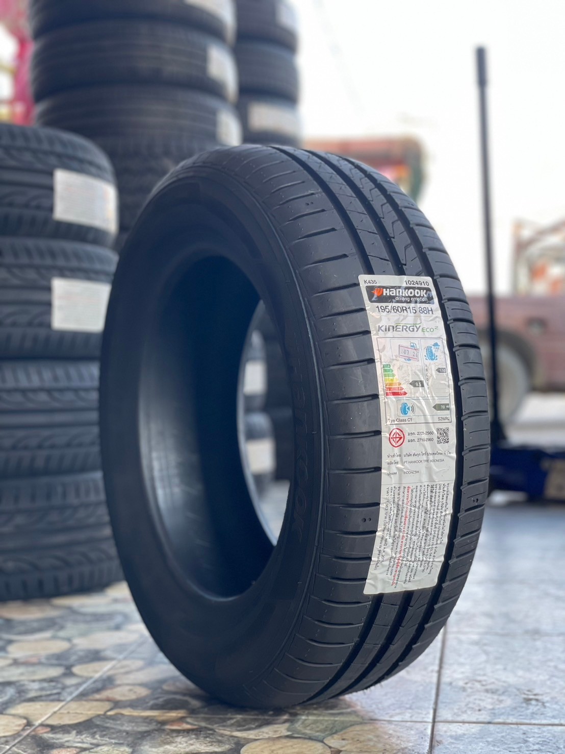 HANKOOK 195/60R15 รุ่น KINERGY ECO2 ยางใหม่ปี2024