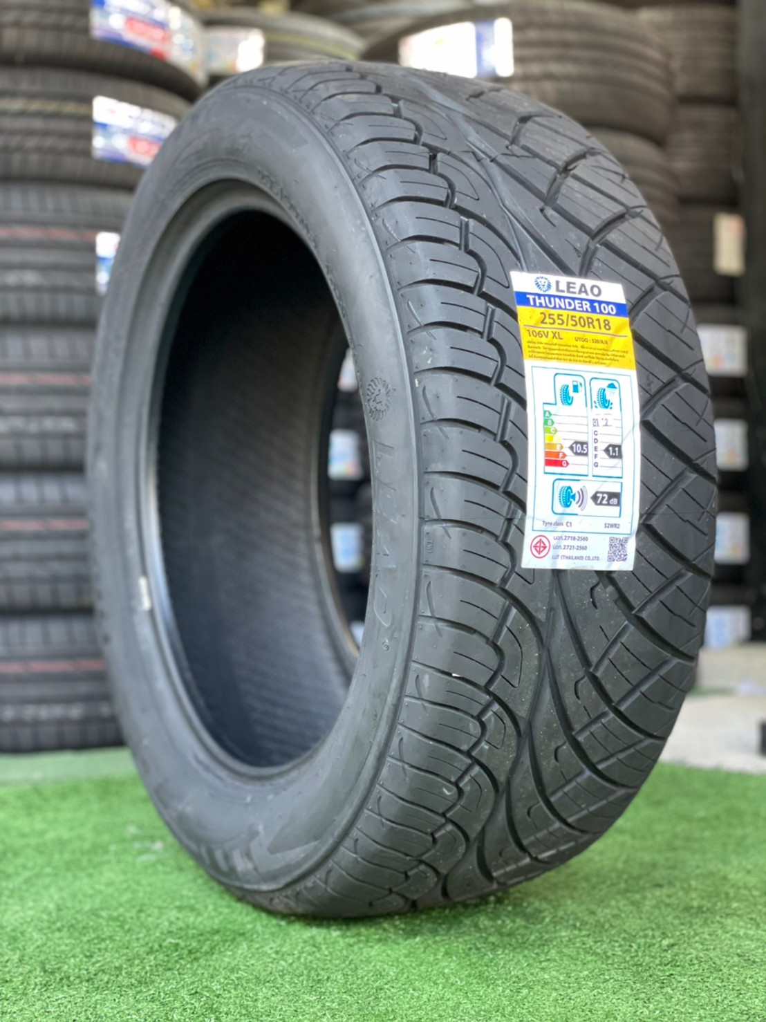 LEAO THUNDER100 255/50R18 ยางใหม่สปอร์ต ลายซิ่ง นุ่มหนึบ ยางใหม่ปี2022