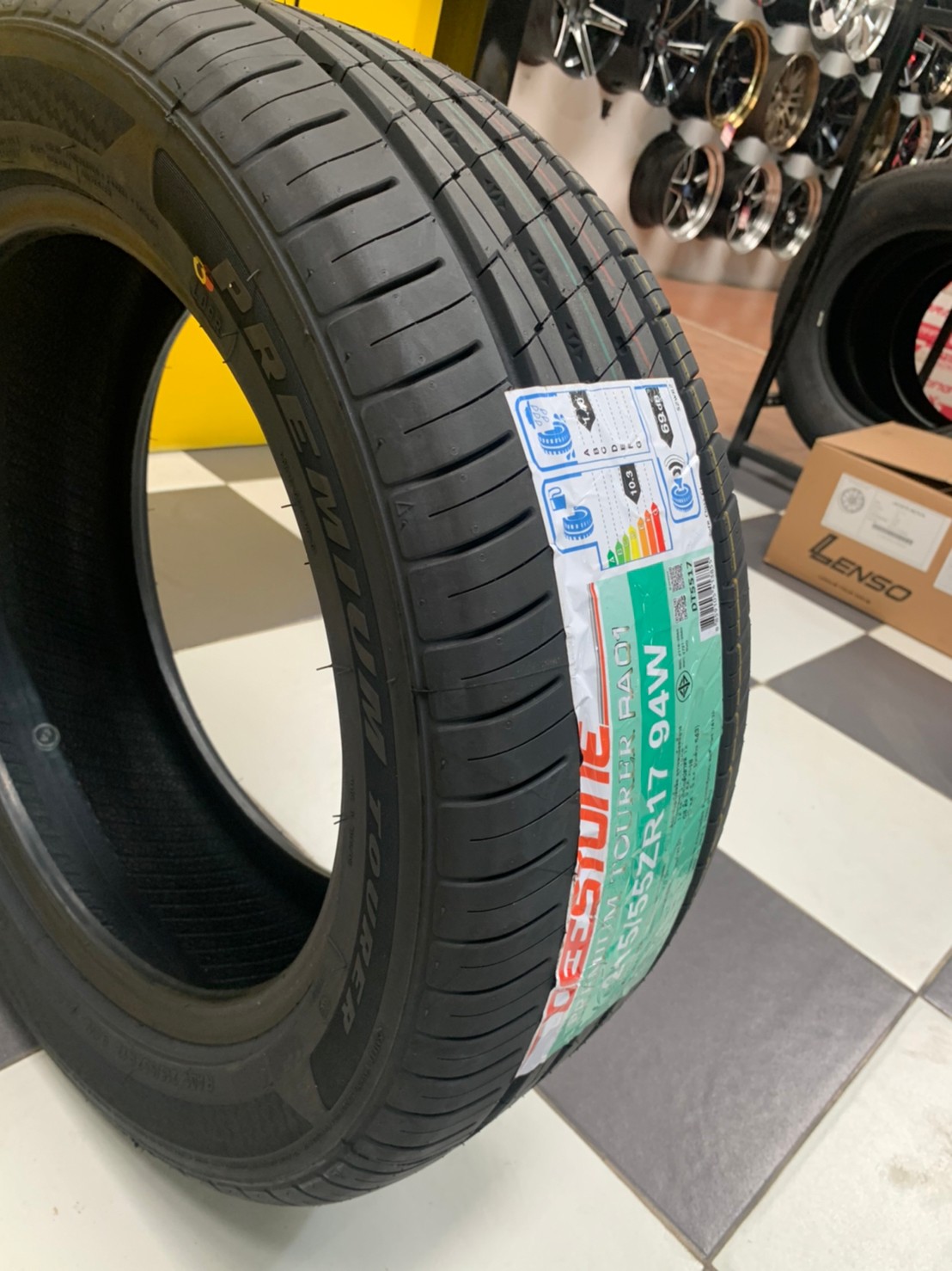 DEESTONE Premium Tourer RA01 215/55R17 ยางใหม่ ยางไทยคุณภาพดี นุ่มเงียบ ยางปี2021