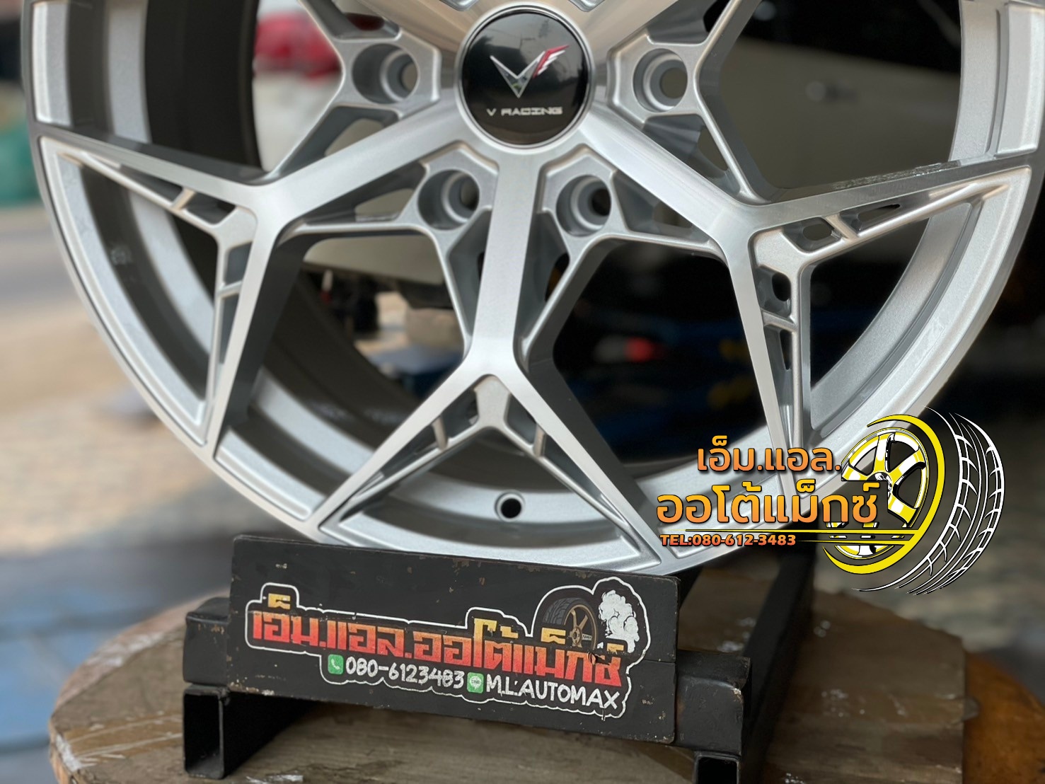 ล้อแม็กซ์ใหม่ขอบ18 #WheelPerformance Model HR-263 18x8.5 ET30 6x139.7 สีซิลเวอร์ขอบมิลลิ่งหน้าเงา ล้อมาตรฐานคุณภาพดี