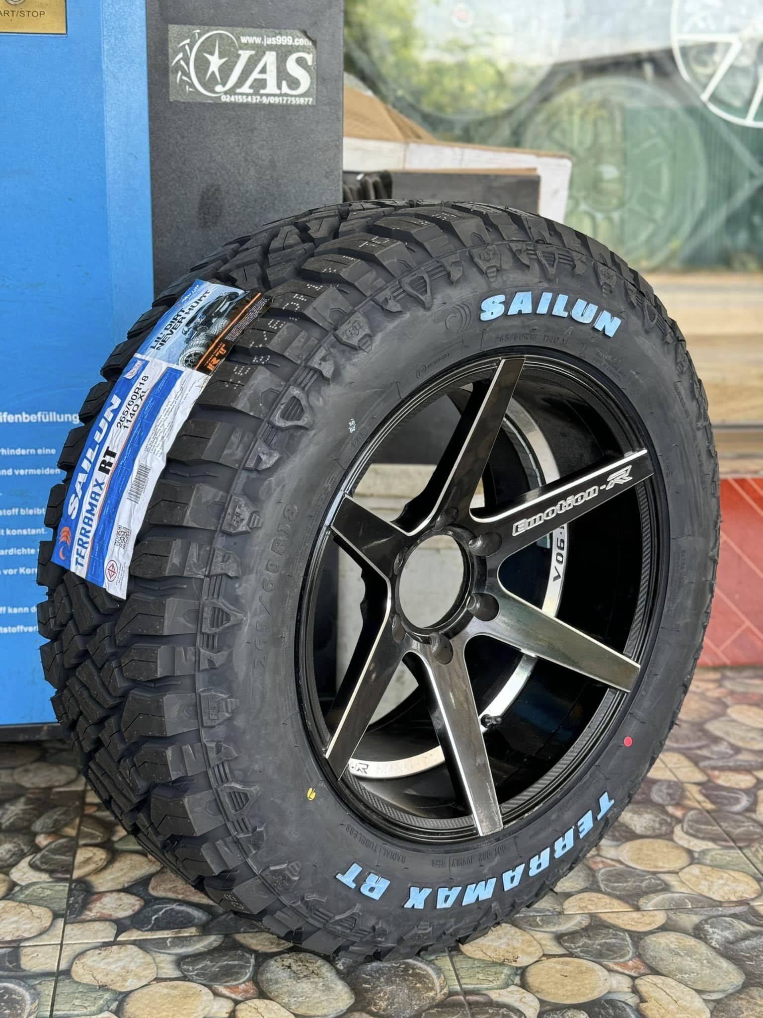 #Sailun Terramax RT 265/60R18 ยางใหม่ปี2024 " หล่อ ดุดัน ยางตัวหนังสือสีขาว "