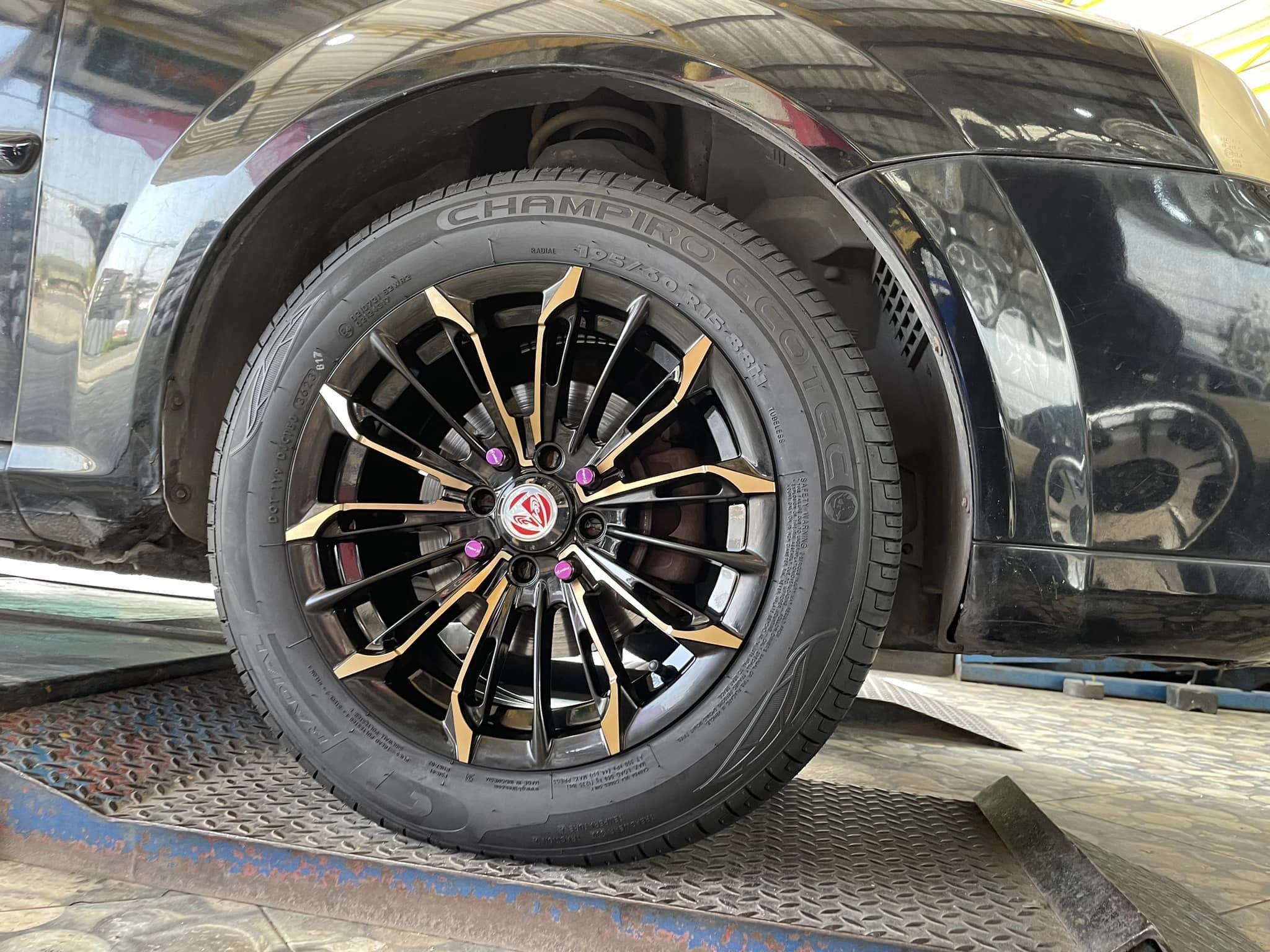 🚘 #CHEVROLET_OPTRA❤️🙏🚘 🛞#ล้องานไทย 15x7 4x100 ET38 4x114.3สีดำด้าน 🛞 #GT RADIAL ECOTEC 195/60R15