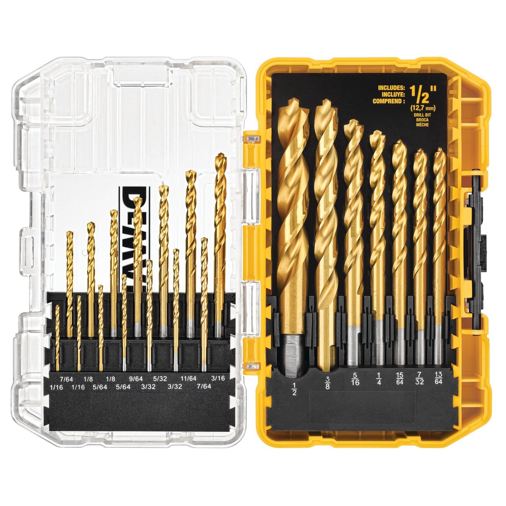 ชุดดอกสว่านนำร่องไทเทเนียม รุ่น DW1361 DEWALT