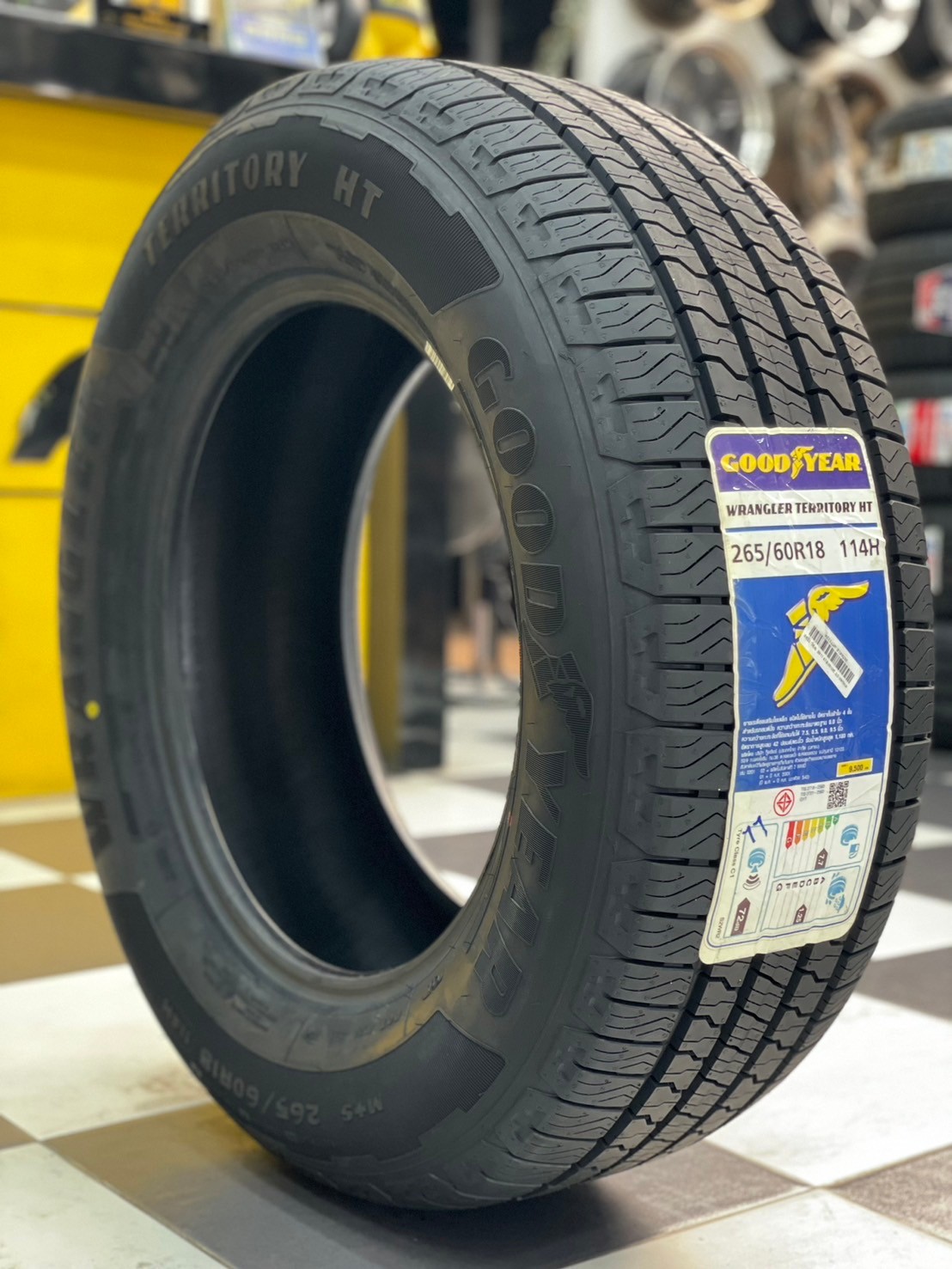 ยางใหม่กู๊ดเยียร์ GOODYEAR WRANGLER TERRITORY HT 265/60R18 ยางใหม่ปี2024