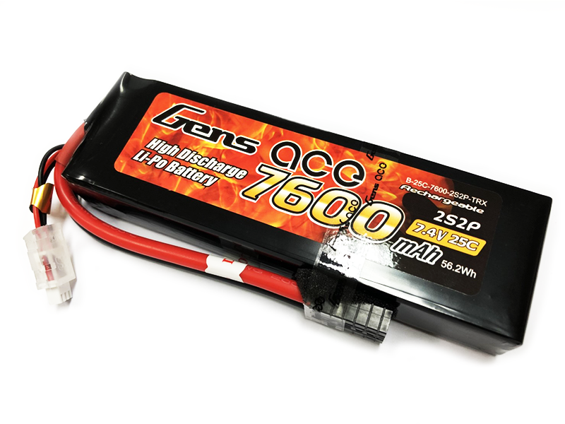 Gens Lipo 7600 mAh. 7.4V 2S 25C