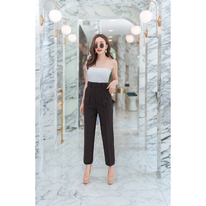 กางเกงขายาว กระบอกเล็ก รุ่นหูเข็มขัดผ้าไอด้า S-XXXL